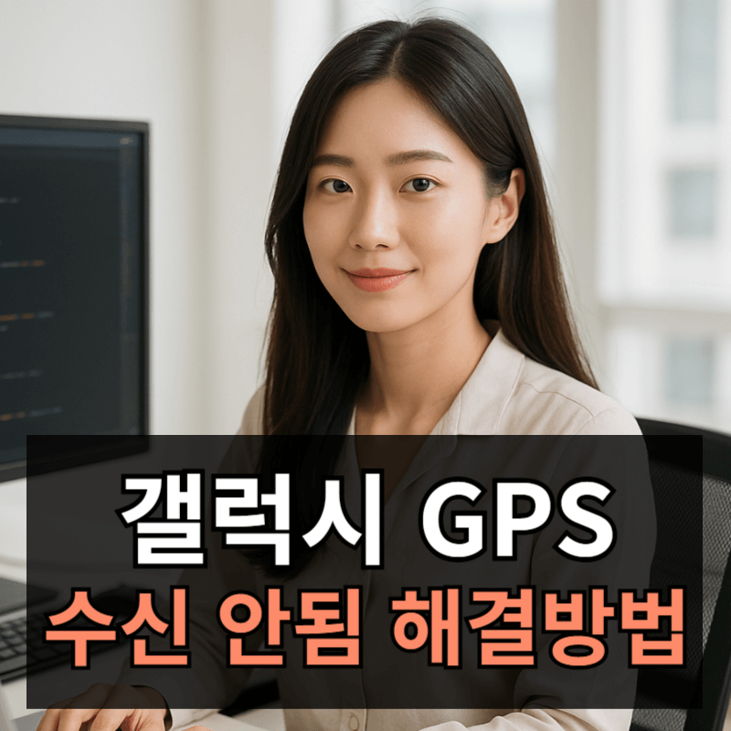 갤럭시 GPS 오류 수신안됨 위치오류 해결방법ㅣGPS정확도 향상 설정방법