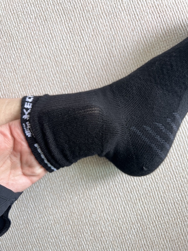 다이소 양말 봉제선 확대 디테일