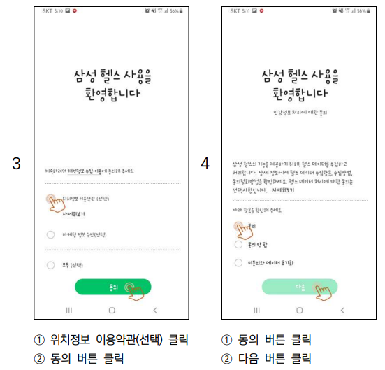 건강생활실천지원금제 로그인 걸음 수 연동 방법