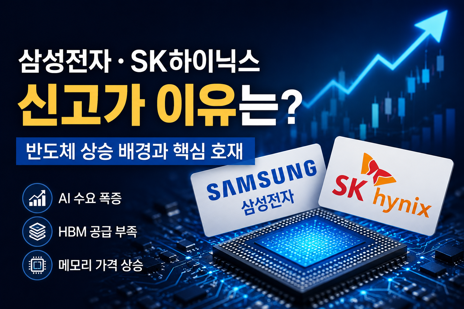 삼성전자&middot;SK하이닉스 다시 신고가, 반도체 상승과 앞으로의 핵심 호재 정리
