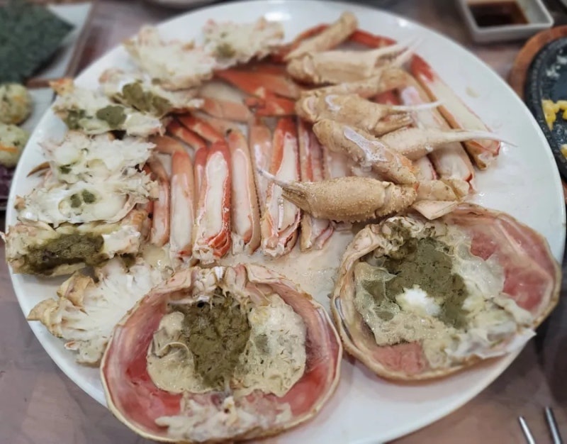 속초 대포항 대게 맛집 대포항 명가횟집