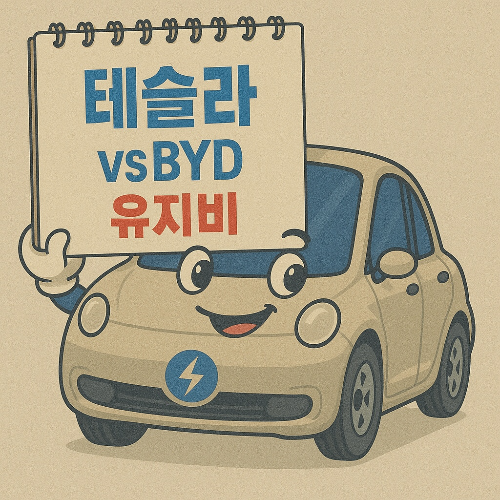테슬라 vs BYD 유지비 비교