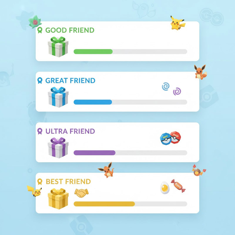 해외 유저와 우정 레벨 올리기 전략