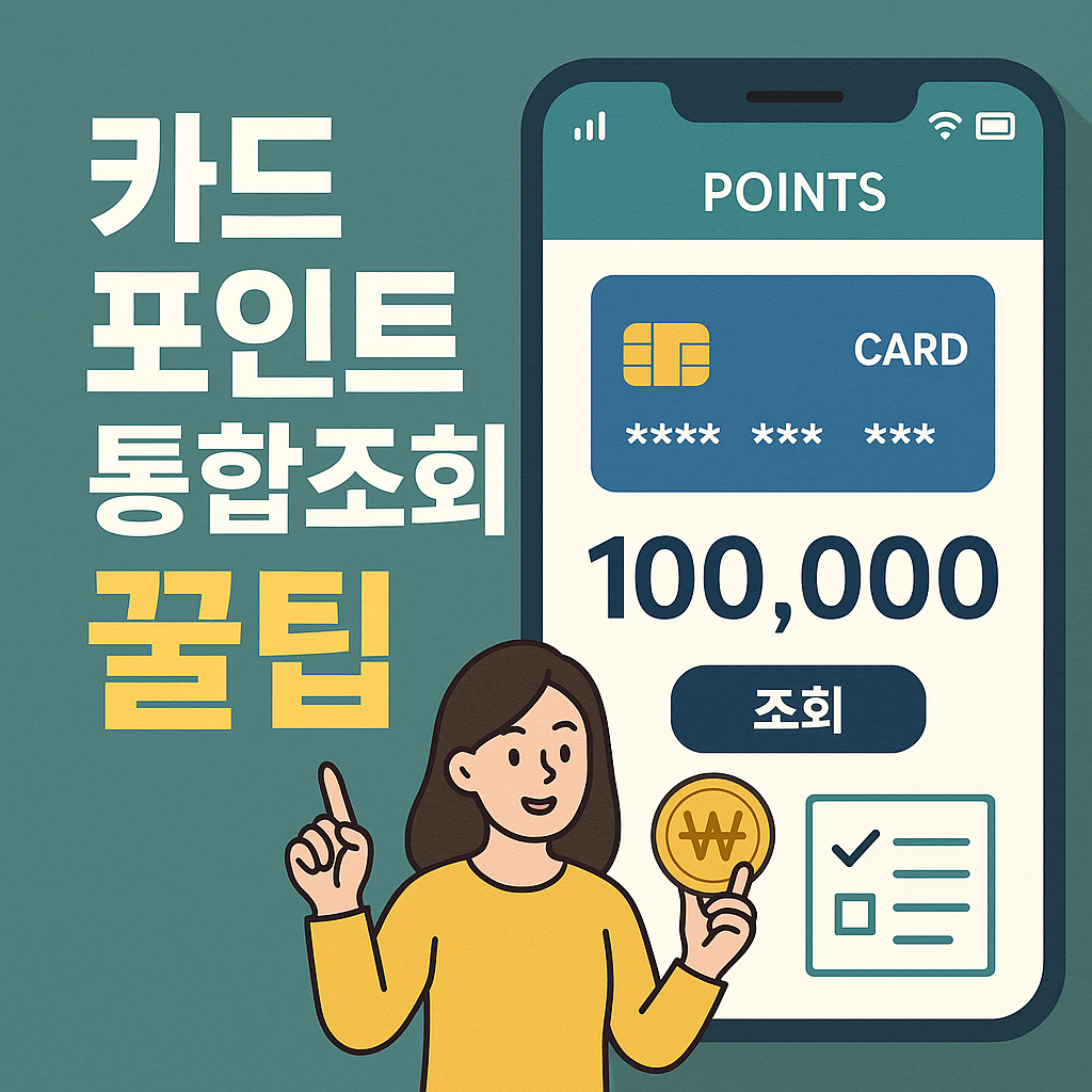 카드 포인트 통합조회 시스템 완전 정복 가이드