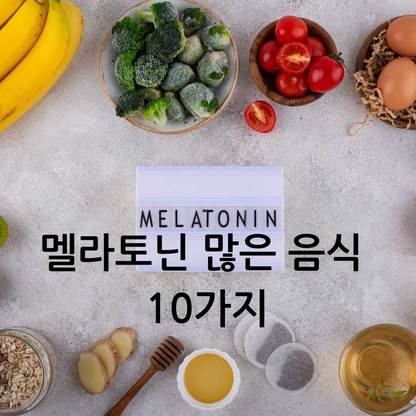 멜라토닌 많은 음식 10가지