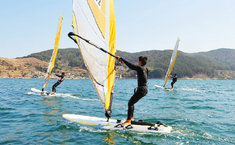 거제 해양레포츠센터 윈드서핑