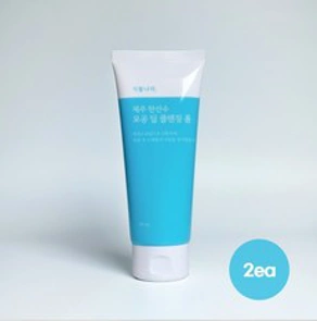 식물나라 제주탄산수파워휩클렌징폼 150ml&#44; 2개
