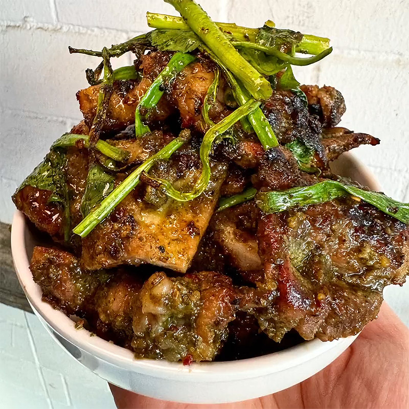 용산 삼각지 미나리 갈비집 '육몽'