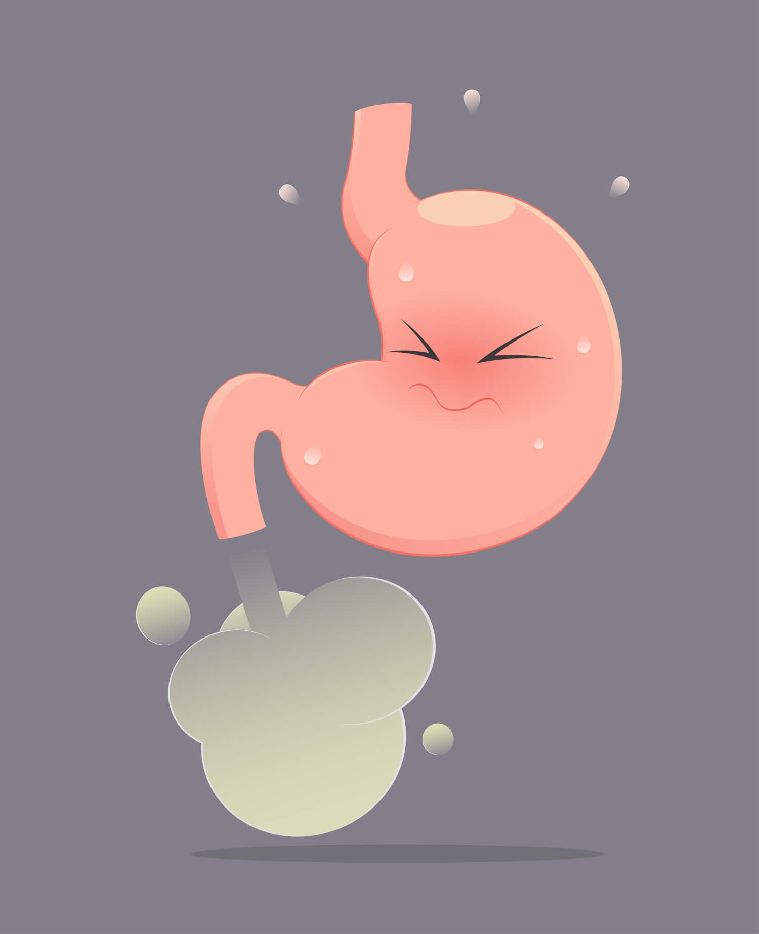 배에-가스가-가득찬-모습