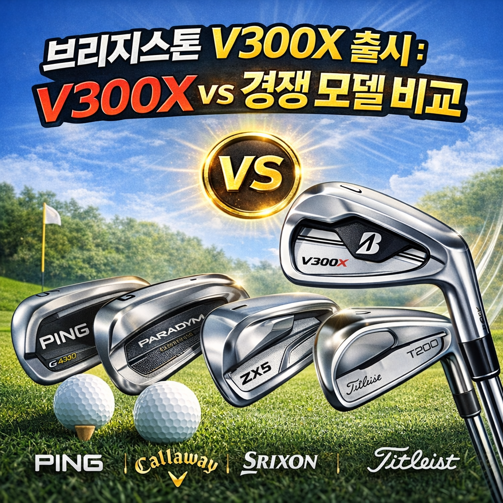 국민아이언 10세대 브리지스톤 V300X - [3탄] V300X vs 경쟁 모델 비교