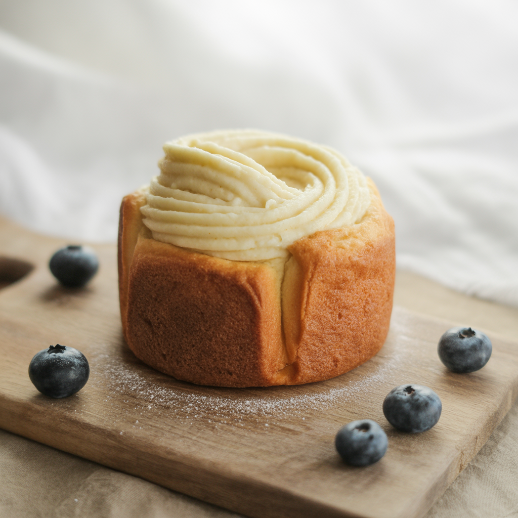 부드럽고 달콤한 크림치즈빵