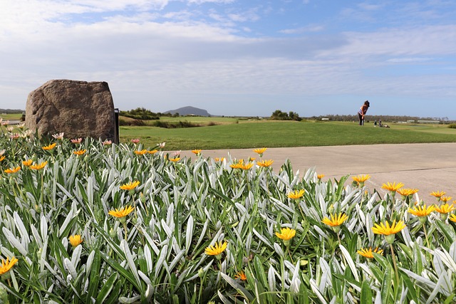 꽃이 아름다운 골프장