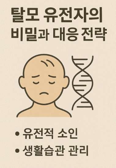 탈모 유전자의 비밀과 대응 전략