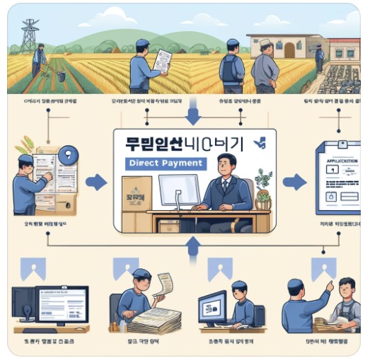 경북 농민을 위한 직불금 사진