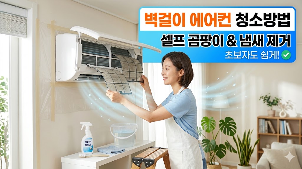 벽걸이 에어컨 청소방법