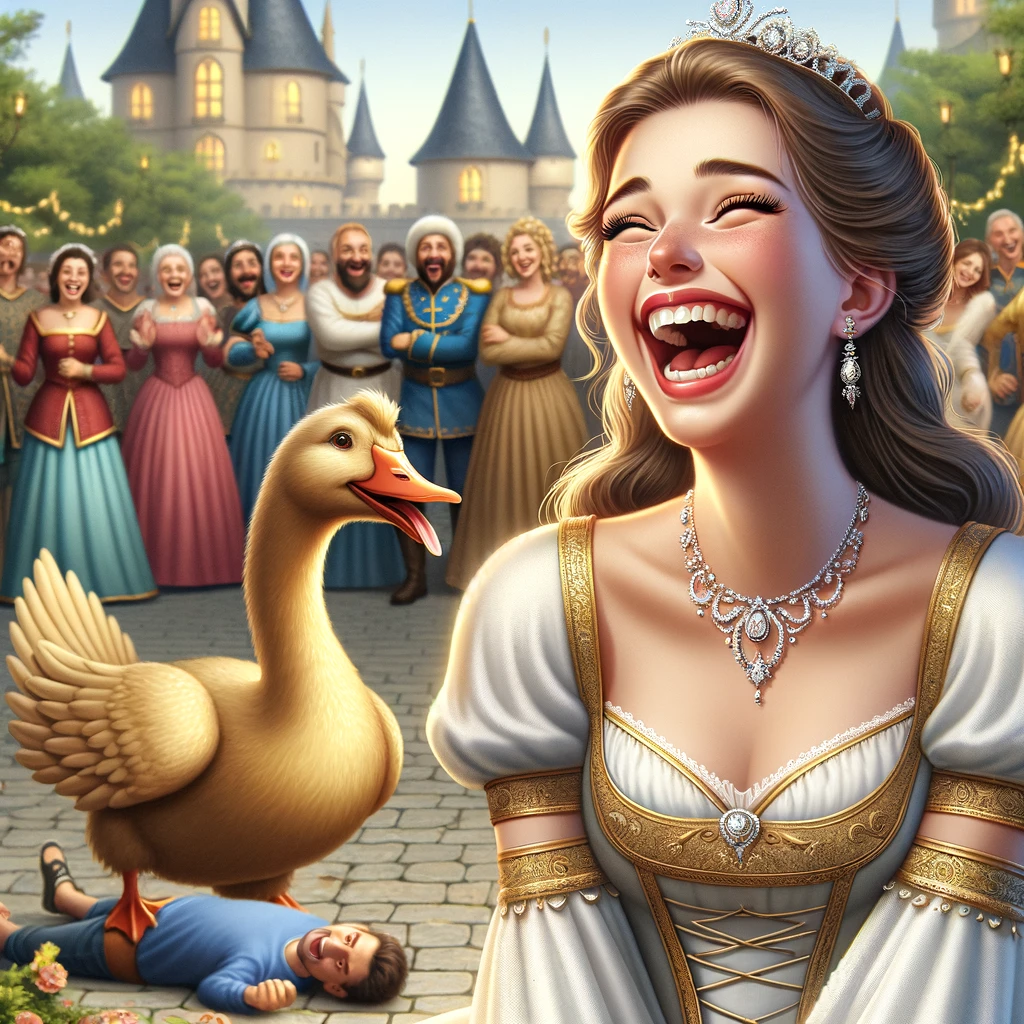 동화 황금 거위 줄거리 결말 교훈 왕녀