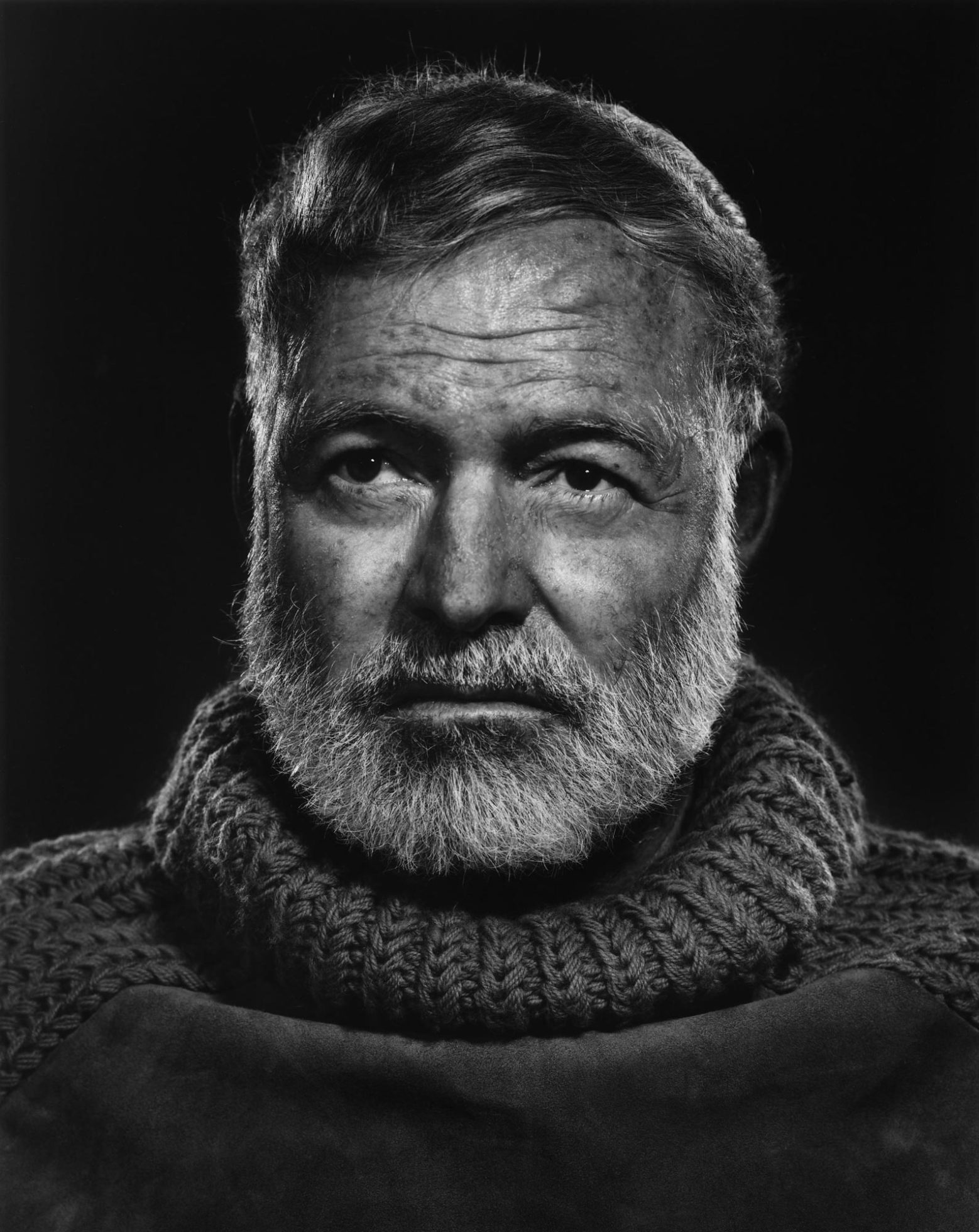 Ernest-Hemingway by Yousuf Karsh
