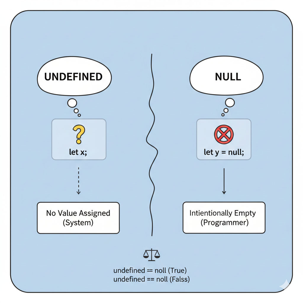 undefined와 null의 차이