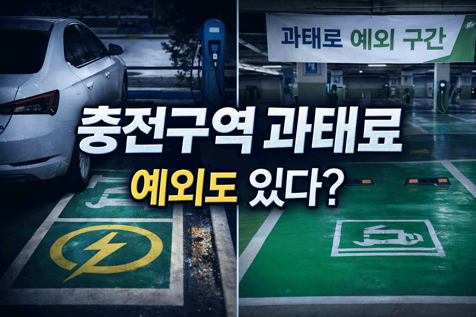 충전 구역 과태료, 예외도 있다?