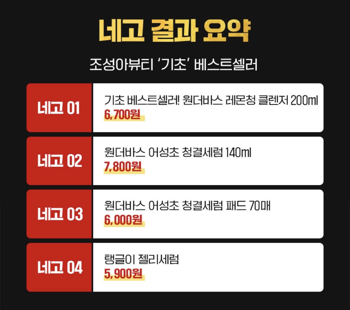 네고왕 조성아뷰티