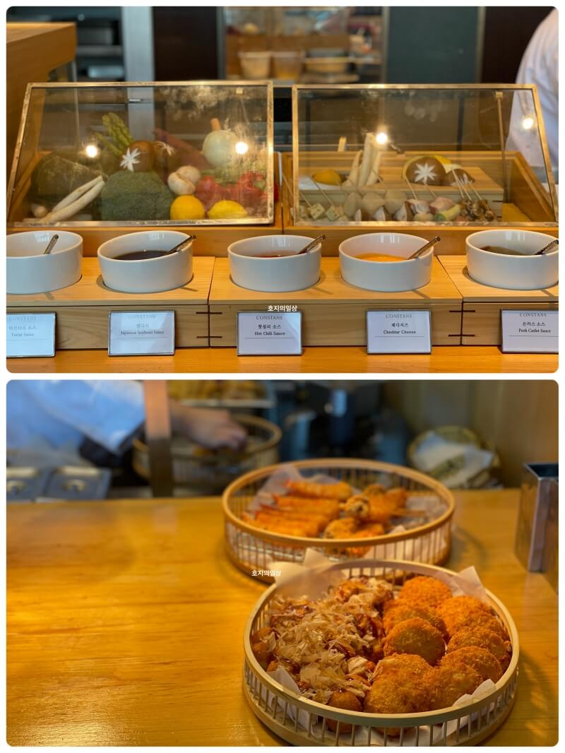 조선팰리스 콘스탄스 호텔 뷔페-쿠시카츠 코너