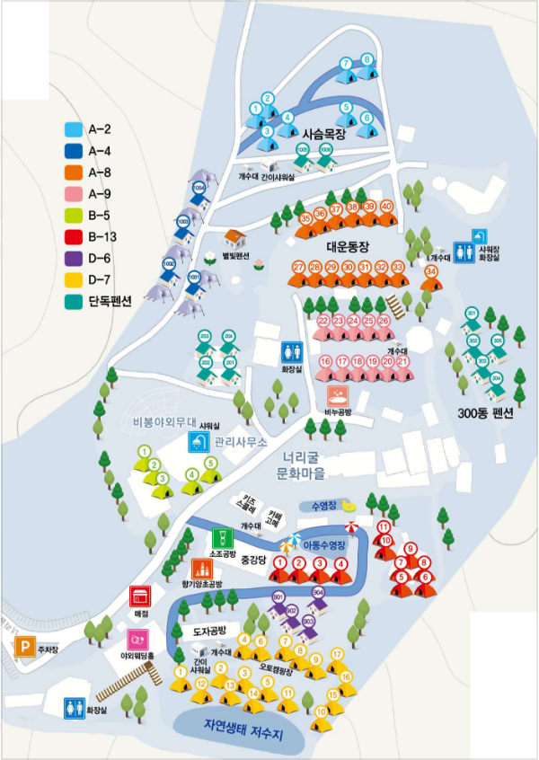 너리굴문화마을-지도