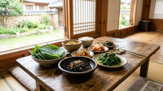 식물성 철분 음식 깻잎 검정콩 시금치