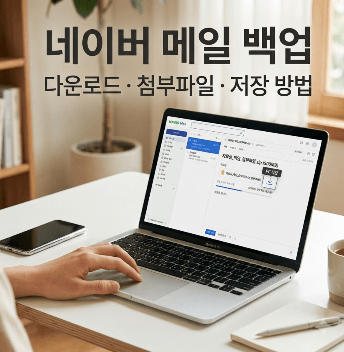 네이버 메일 백업 방법