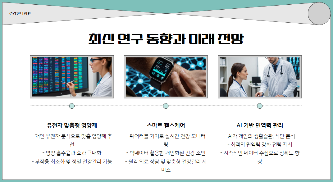 면역력 강화를 위한 필수 영양제 TOP 5