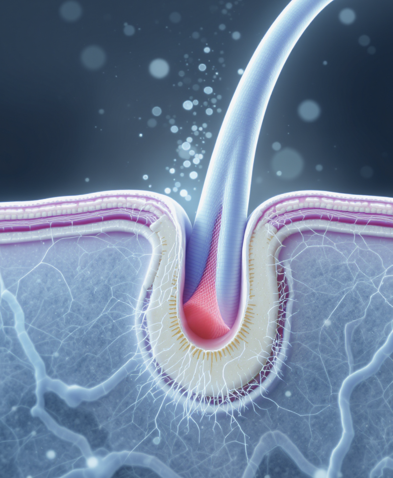 두 번째, 머리카락 공장 '모낭'의 영구 손상