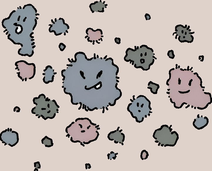 곰팡이-번식하는-모습