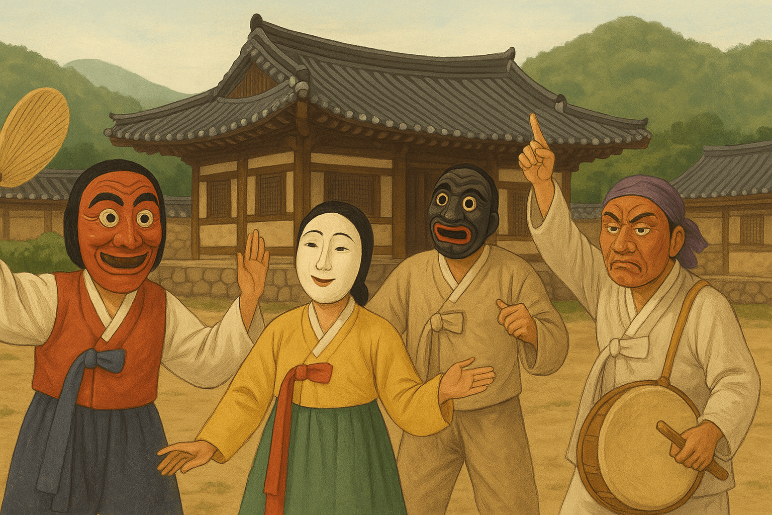 안동 하회마을 탈춤, 한국 전통 속으로 떠나는 문화 여행