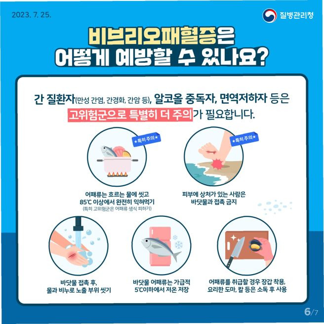 비브리오패혈증 사망자 올해 첫 발생: 치사율 50% 예방법과 고위험군 주의사항 총정리