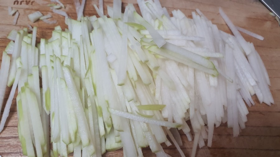 김장 재료 손질