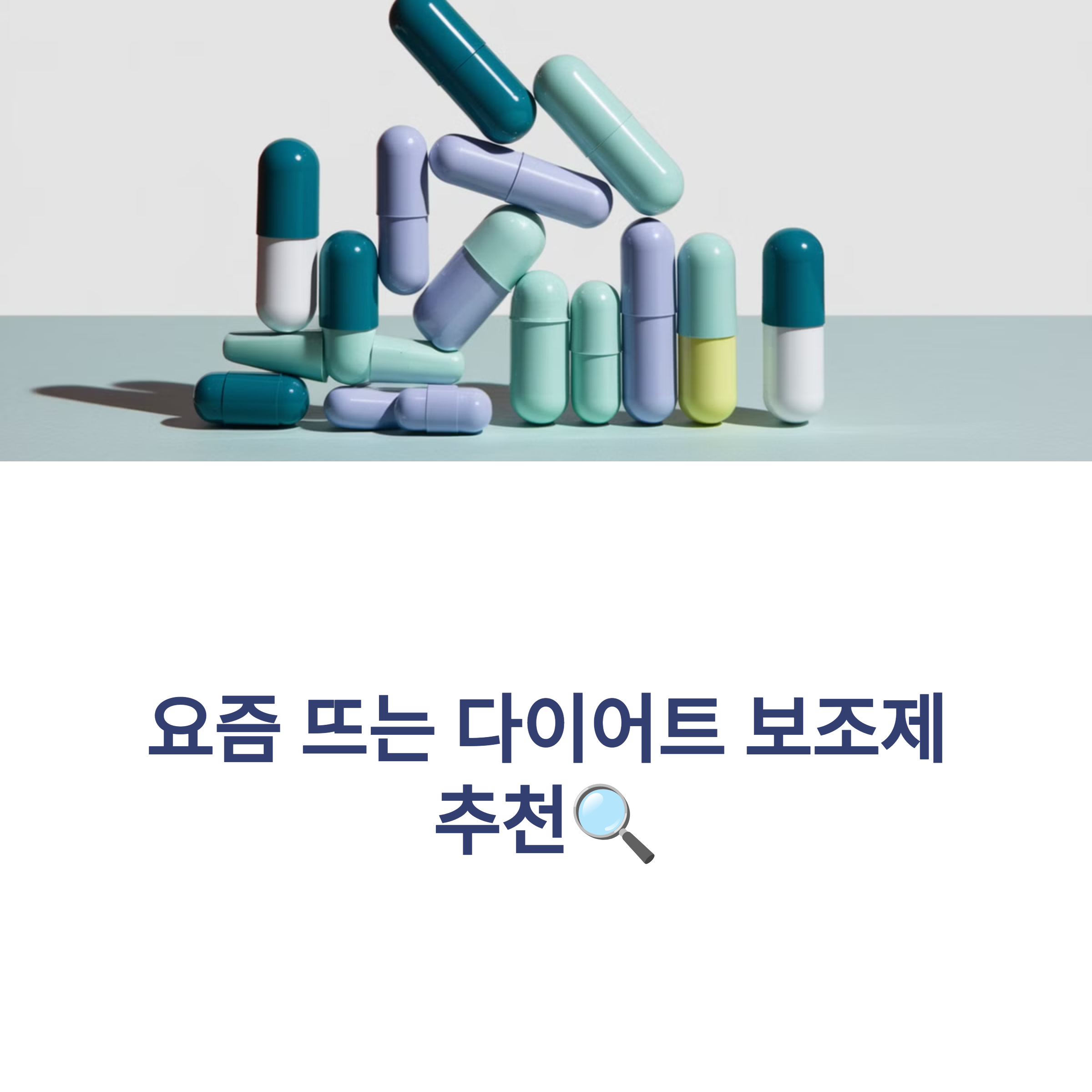 요즘 뜨는 다이어트 보조제 추천