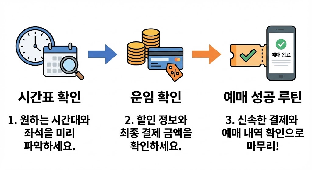 바다열차 시간표·운임·예약 2026 최신|매진 피하는 예매 루틴까지 “3분 완성”