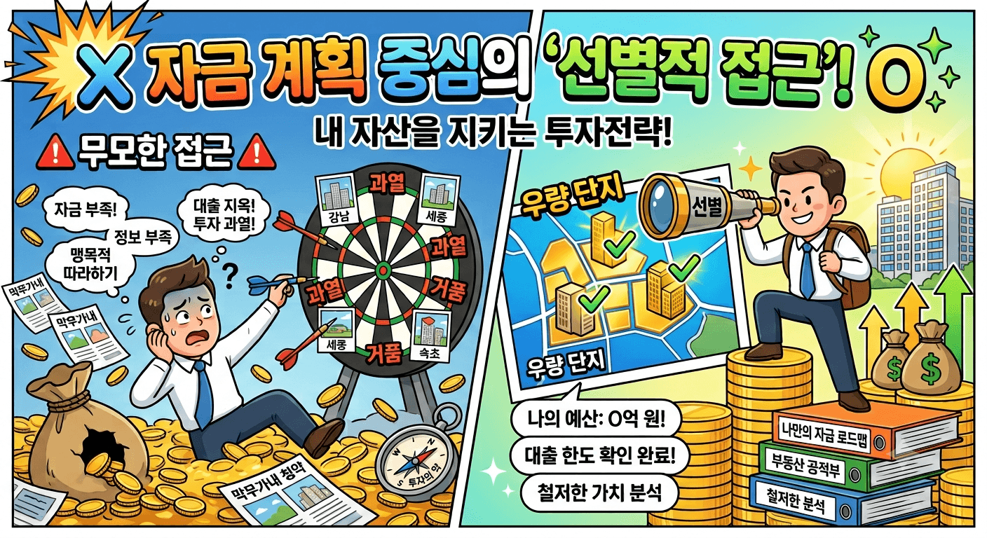 자금 계획 중심의 '선별적 접근' 필요