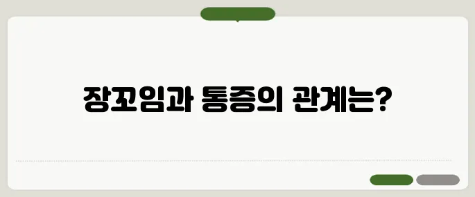 장꼬임 증상 복부 통증 + 더부룩함 함께 온다면