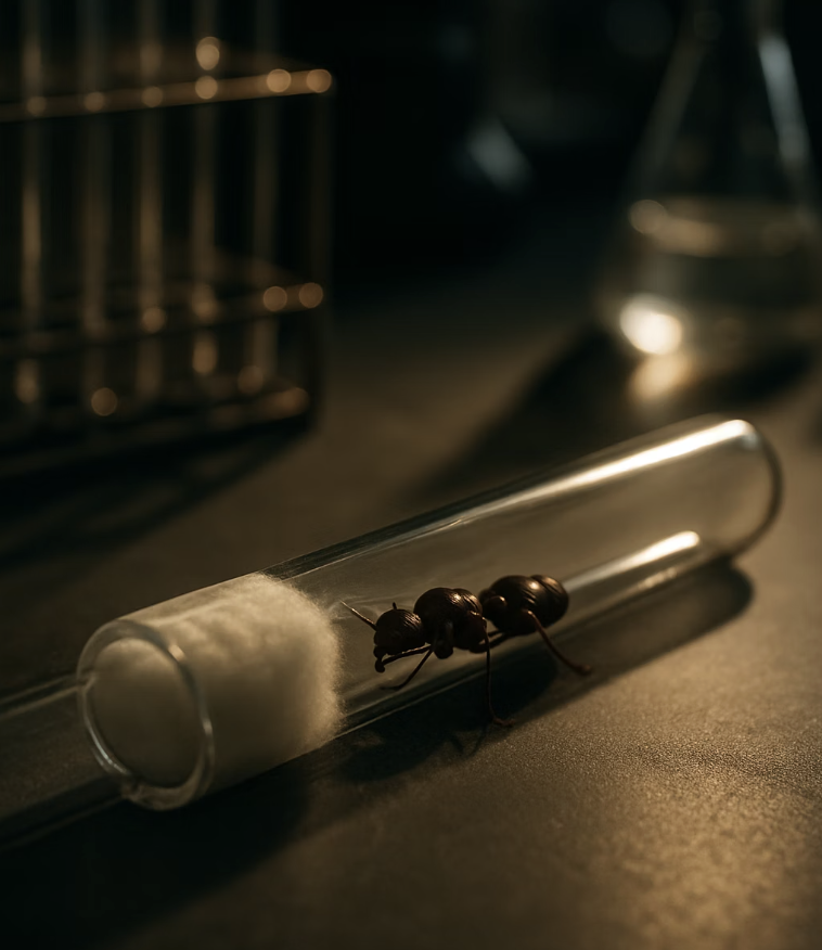 첫 번째 여왕의 방, 시험관 사육