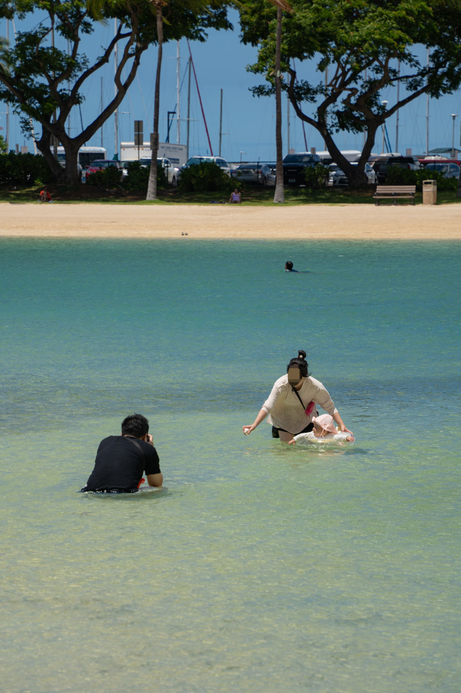 하와이 힐튼 호텔 라군 분위기