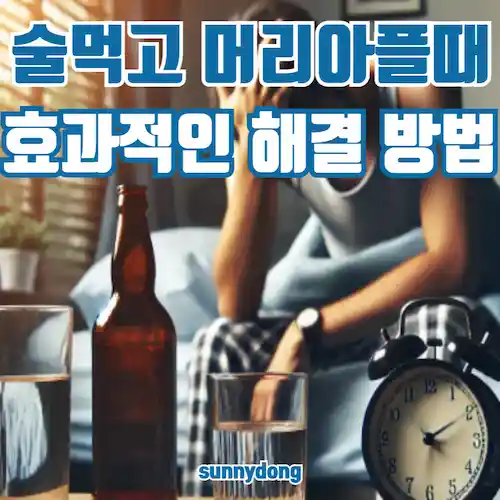 술먹고 머리아플때 과학적으로 증명된 효과적인 해결 방법