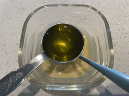 당근라페 만들기 - 드레싱 재료, 올리브오일 2~3큰술