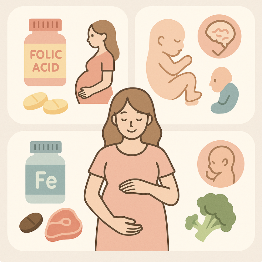 임신 엽산 철분 관련 사진