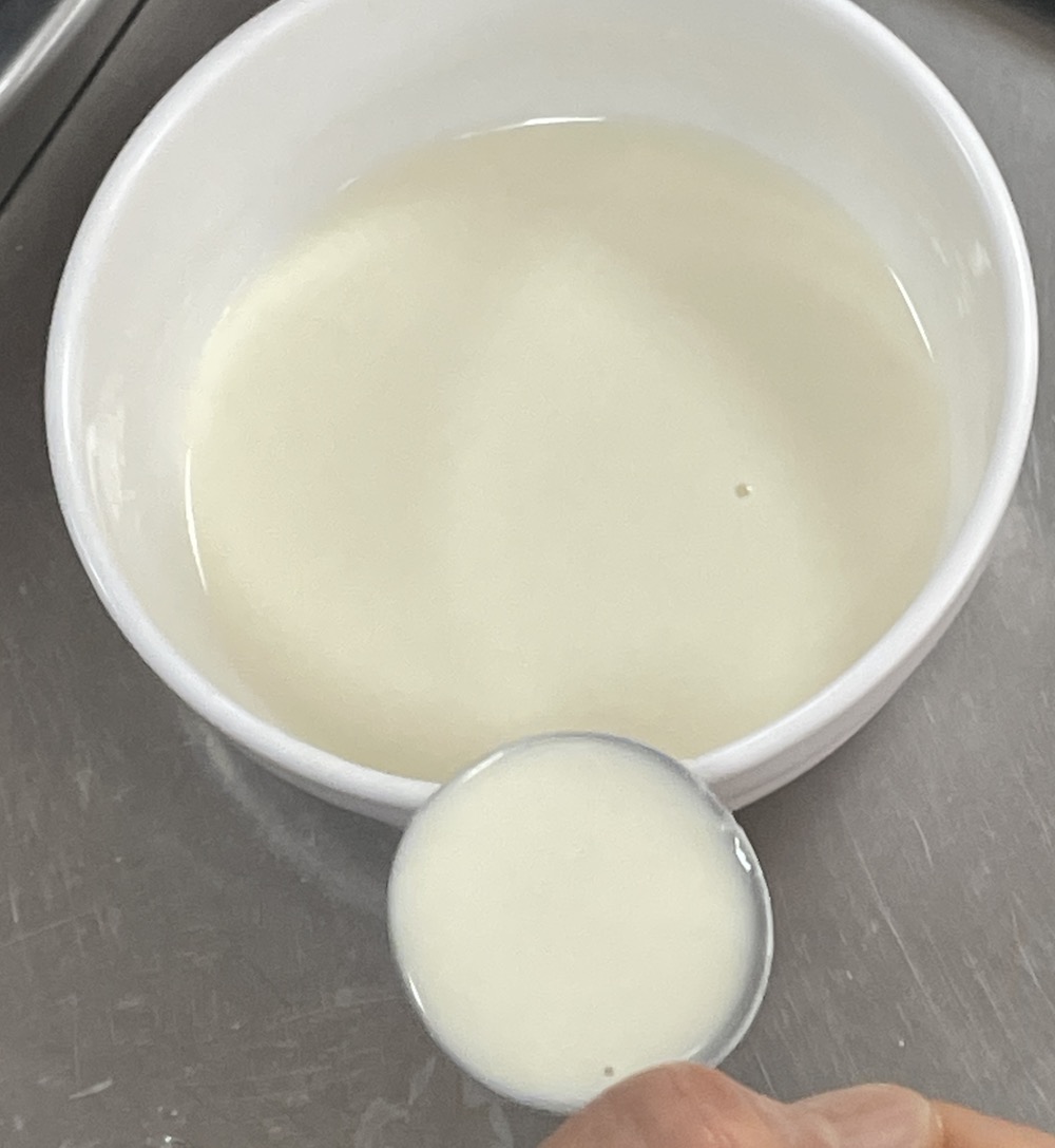 한식조리기능사 실기시험 준비 - 칠절판 - 밀가루 반죽 한 큰술 조금 안되게 뜨기