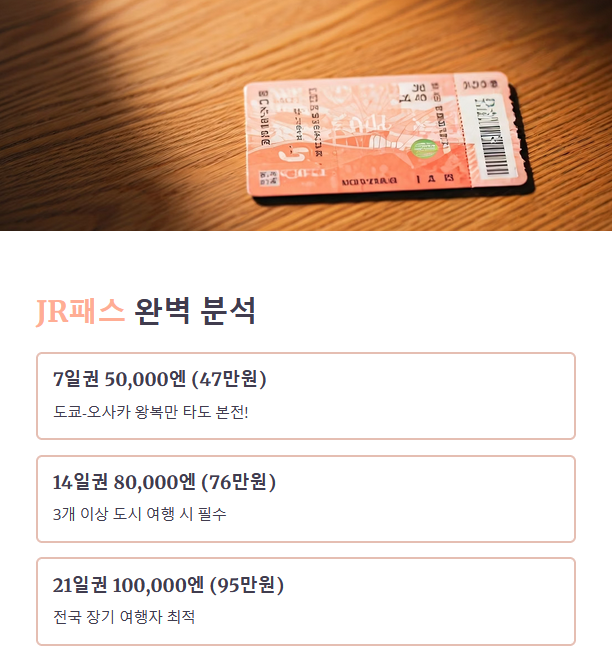 JR패스란?