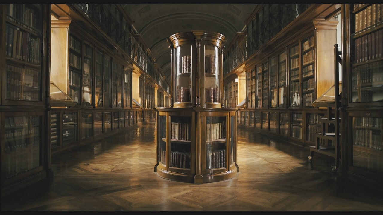 영화 속에 나오는 세계의 도서관 속 모습
