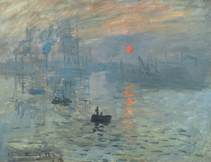 클로드 모네, ‹인상, 해돋이(Impression, Sunrise)›(1872) 사진