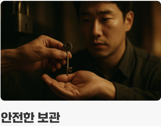 가장 안전한 해결책&amp;#44; 아날로그 유언장