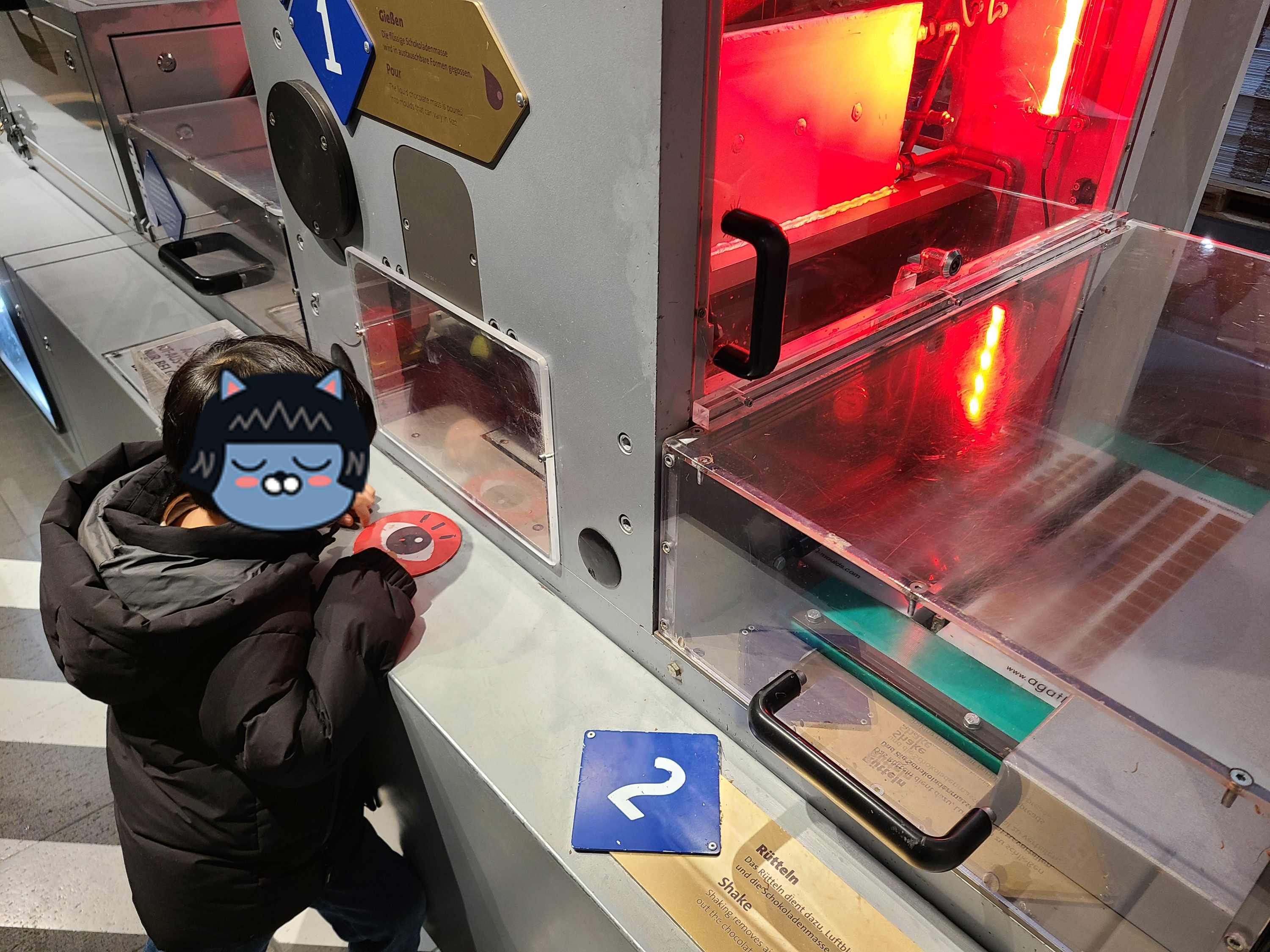 쾰른 임호프 초콜릿박물관 초콜릿 제조 기계