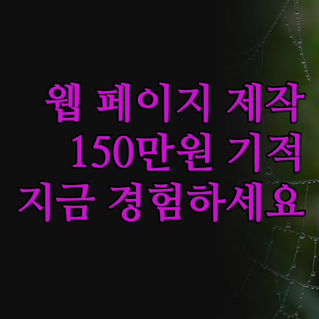 숨겨진 웹 페이지 제작의 비밀! 15